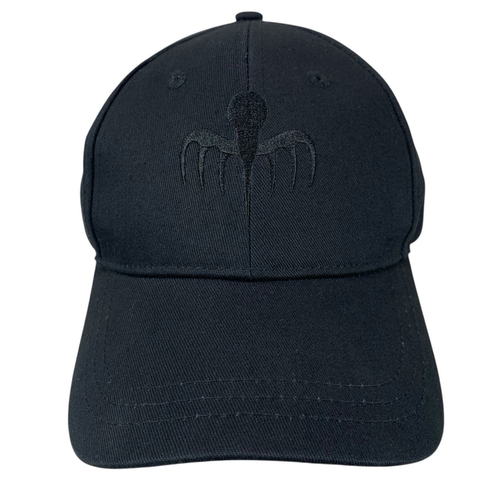 James Bond 007 Store Black Strapback Hat Spectre Logo Cap OSFA